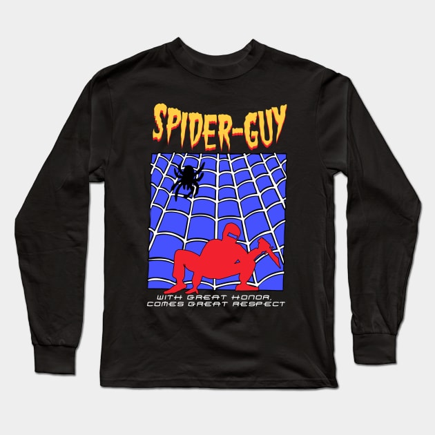 Spider Guy Meme Knock Off Comic Super Hero Parody Off Brand MCU Dumb Mug Shirt Sticker Pin Tapestry Long Sleeve T-Shirt by blueversion